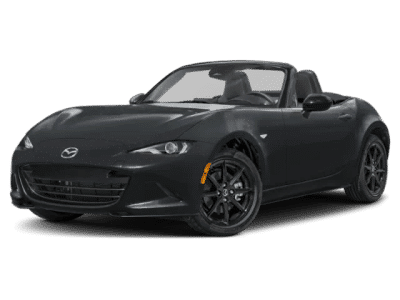 2026 Mazda MX-5 Miata Sport in Black — front three-quarter view