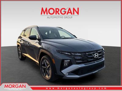 2026 Hyundai TUCSON SEL in Hampton Gray — front three-quarter view
