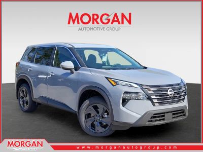 2026 Nissan Rogue SV in Gray — front three-quarter view