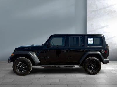 2020 Jeep Wrangler Unlimited — rear three-quarter view