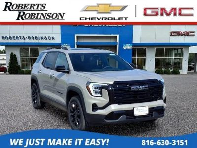 2026 GMC Terrain Elevation in Riverstone Metallic — front three-quarter view