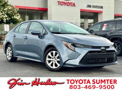 2026 Toyota Corolla LE in Celestite — front three-quarter view