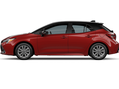 2026 Toyota Corolla Hatchback — rear three-quarter view