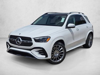 2026 Mercedes-Benz GLE 350 GLE 350 SUV in Polar White — front three-quarter view