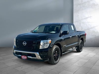 2021 Nissan Titan — front three-quarter view