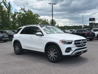 2026 Mercedes-Benz GLE 350 in Polar White — front three-quarter view