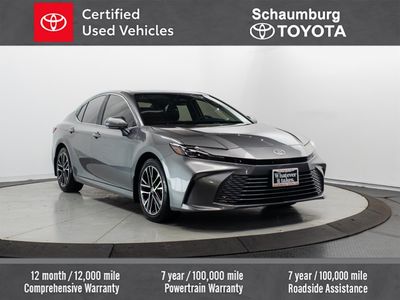 2025 Toyota Camry XLE — front three-quarter view
