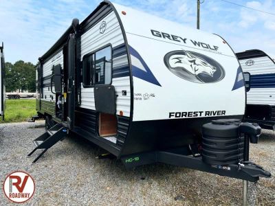 2027 Forest River RV Cherokee Grey Wolf — front three-quarter view