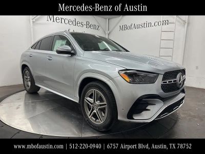 2026 Mercedes-Benz GLE 450 in Cirrus Silver Metallic — front three-quarter view