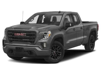2022 GMC Sierra 1500 Limited Elevation in Black — front three-quarter view