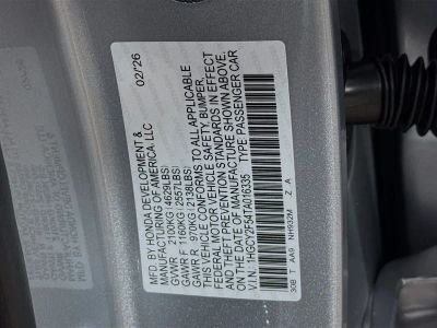 2026 Honda Accord Hybrid — photo 34 view