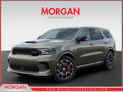 2026 Dodge Durango SRT Hellcat in Green — front three-quarter view