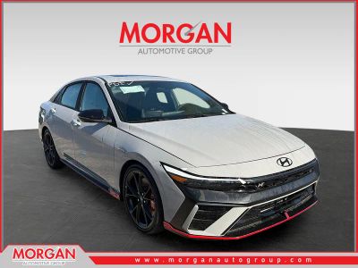2026 Hyundai ELANTRA N Base in Cyber Gray — front three-quarter view