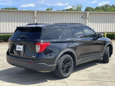 2020 Ford Explorer — rear three-quarter view