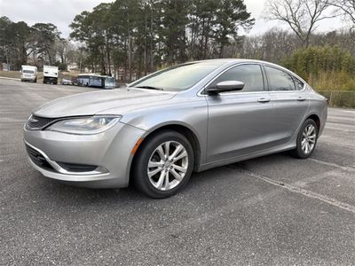 2016 Chrysler 200 — rear three-quarter view