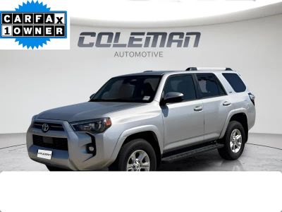 2024 Toyota 4Runner SR5 in Silver — front three-quarter view