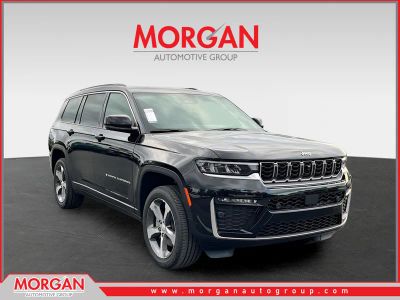 2026 Jeep Grand Cherokee L Limited in Black — front three-quarter view