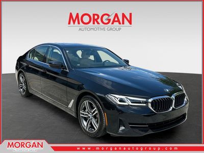 2023 BMW 5 Series 530i xDrive in Black — front three-quarter view