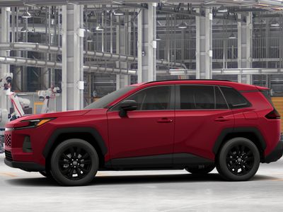 2026 Toyota RAV4 — rear three-quarter view