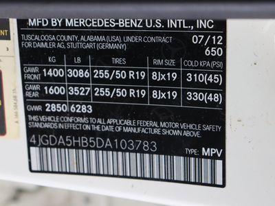 2013 Mercedes-Benz M-Class AWD — photo 42 view