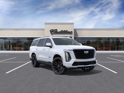 2026 Cadillac Escalade V-Series in Vibrant White Tricoat — front three-quarter view