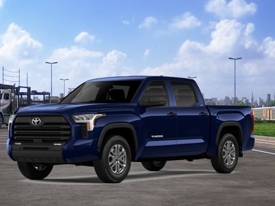 2026 Toyota Tundra SR5 in Blueprint — front three-quarter view