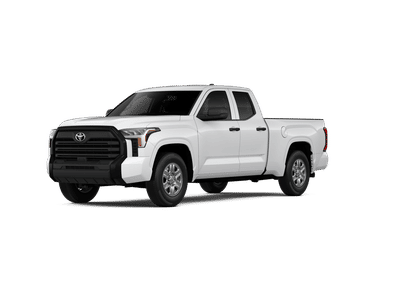 2026 Toyota Tundra SR in Ice Cap — front three-quarter view