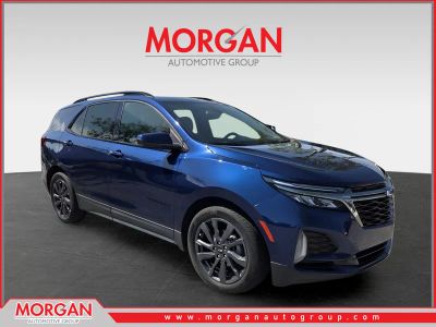 2022 Chevrolet Equinox RS in Blue — front three-quarter view