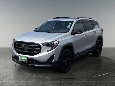 2021 GMC Terrain — rear three-quarter view