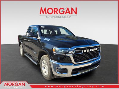 2026 Ram 1500 Big Horn in Diamond Black Crystal Pearlcoat — front three-quarter view