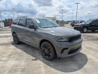 2026 Dodge Durango GT in Destroyer Gray Clear-Coat Exterior Paint — front three-quarter view