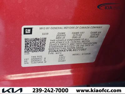 2020 Chevrolet Equinox — photo 30 view