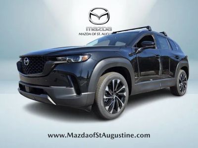 2026 Mazda CX-50 Hybrid Premium Plus in Black — front three-quarter view