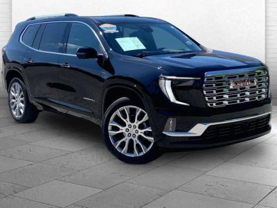 2025 GMC Acadia Denali in Ebony Twilight Metallic — front three-quarter view