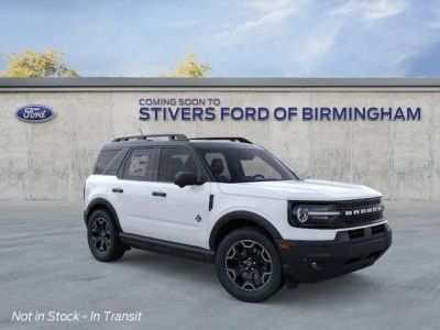 2026 Ford Bronco Sport Outer Banks 5 Door SUV, SUV &amp; Crossovers in Oxford White — front three-quarter view