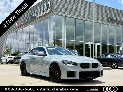 2024 BMW M2 Base in Brooklyn Gray Metallic — front three-quarter view
