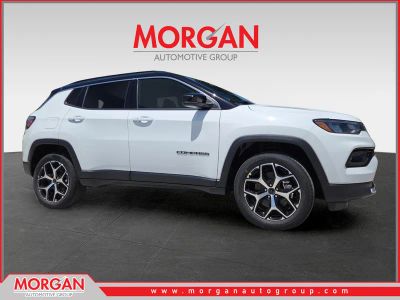 2026 Jeep Compass Limited in White/off-white — front three-quarter view