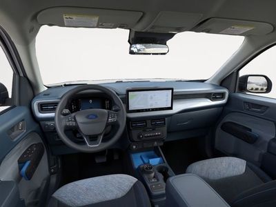 2026 Ford Maverick XLT in Oxford White — front three-quarter view