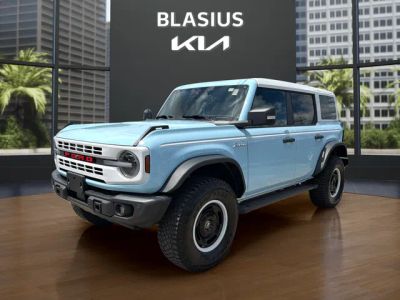 2023 Ford Bronco Heritage Limited Edition in Blue — front three-quarter view