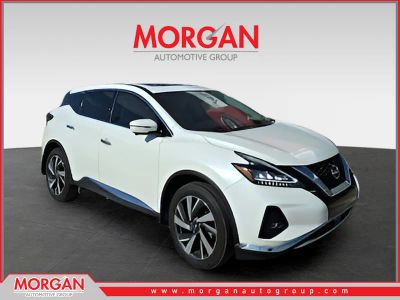 2024 Nissan Murano SL in White — front three-quarter view