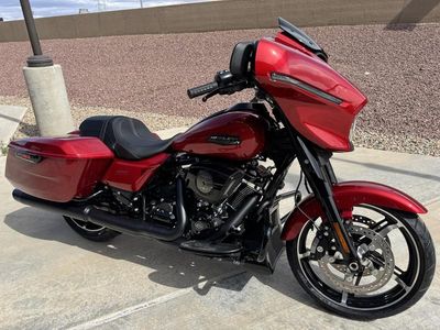 2025 Harley-Davidson FLHX - Street Glide in BRILLIANT RED — front three-quarter view