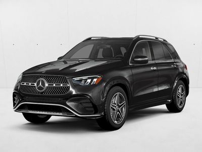 2026 Mercedes-Benz GLE 450 GLE 450 4MATIC &reg; SUV in Obsidian Black — front three-quarter view