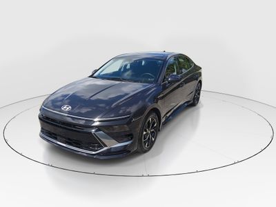 2024 Hyundai Sonata — rear three-quarter view