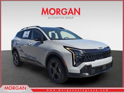 2026 Kia Sportage X-Line in Wolf Gray — front three-quarter view