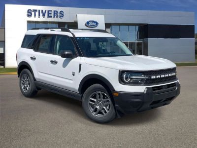 2026 Ford Bronco Sport Big Bend 5 Door SUV, SUV &amp; Crossovers in Oxford White — front three-quarter view