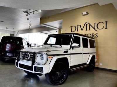 2018 Mercedes-Benz G-Class in White — front three-quarter view