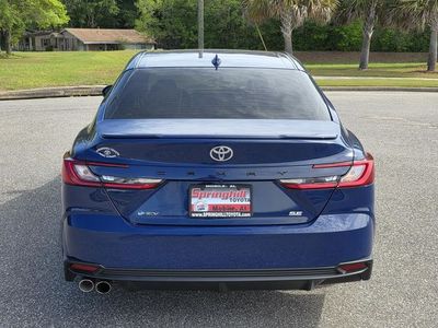 2025 Toyota Camry — rear three-quarter view