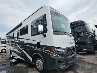 2026 Tiffin Motorhomes Open Road Allegro in Frosted Granite — front three-quarter view