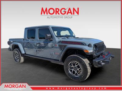 2026 Jeep Gladiator Shadow Ops in Gray — front three-quarter view