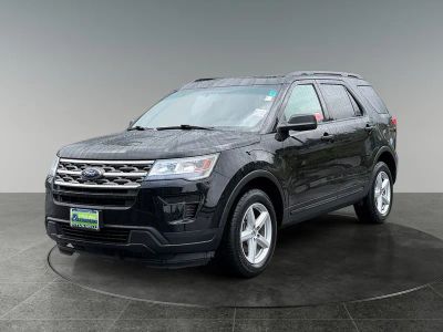 2018 Ford Explorer — rear three-quarter view